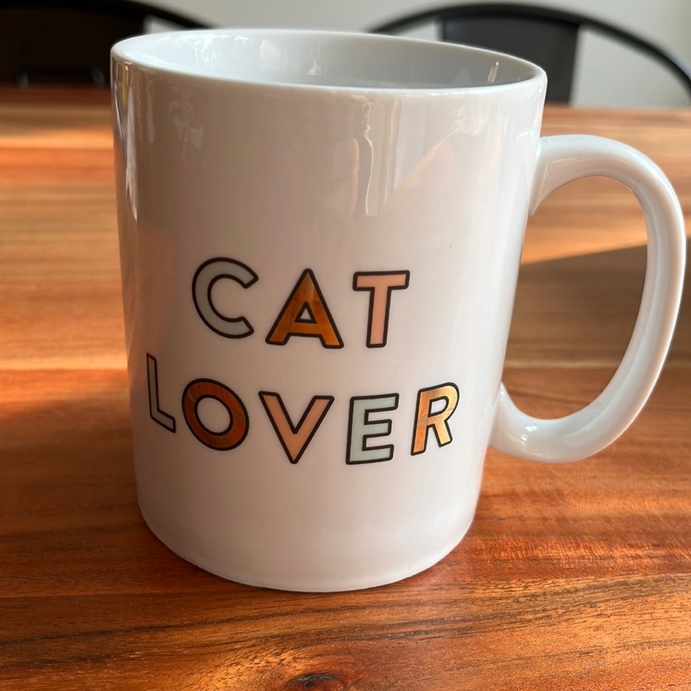 Fringe Studio Cat Lover Ceramic Mug